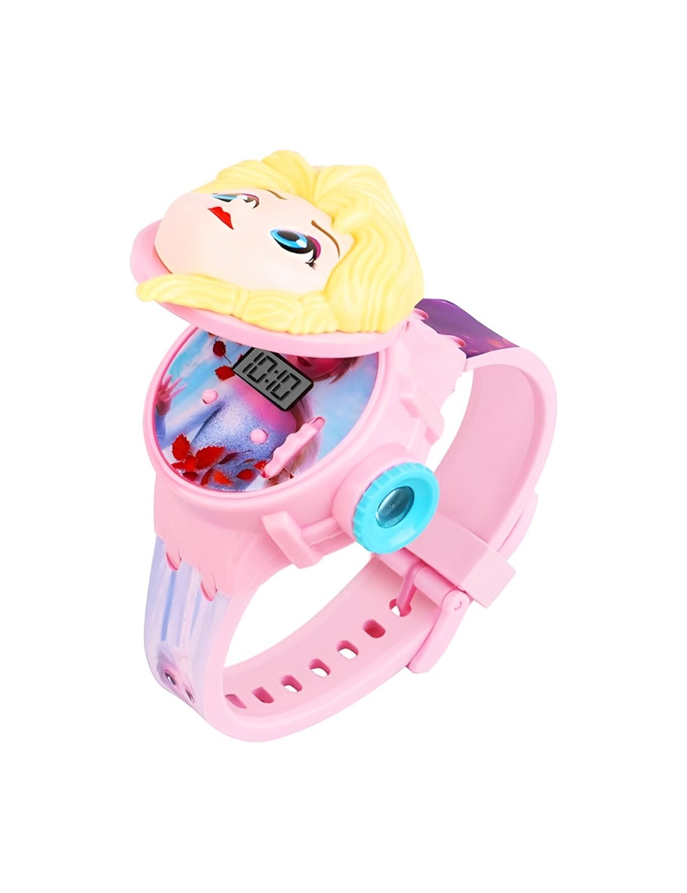 Reloj Niña Digital Proyector Figura Infantil Frozen