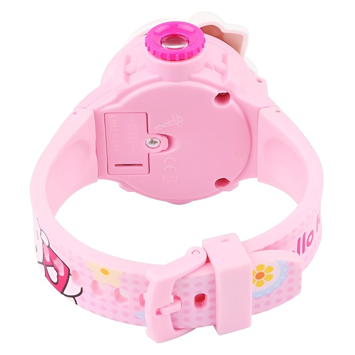 Reloj Niña Digital Proyector Figura Infantil Hello Kitty