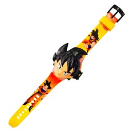 Reloj Niño Digital Proyector Figura Infantil Goku Dragonball
