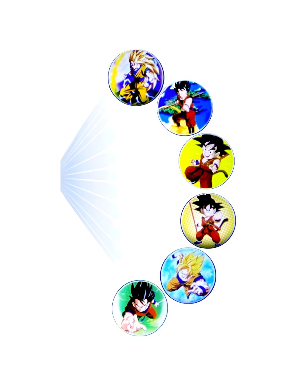 Reloj Niño Digital Proyector Figura Infantil Goku Dragonball