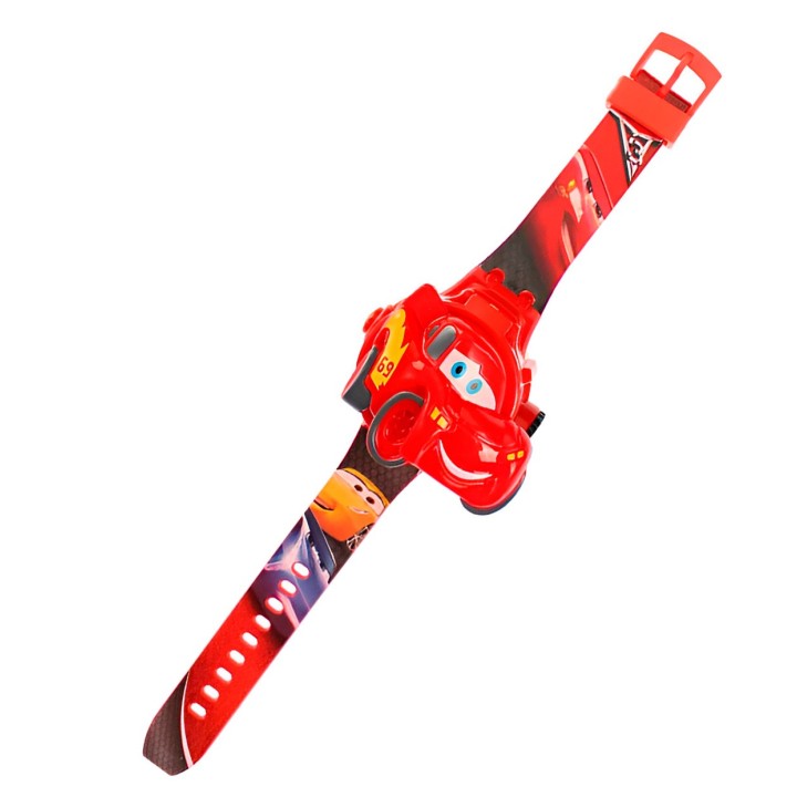 Reloj Niño Digital Proyector Figura Infantil Rayo Mcqueen