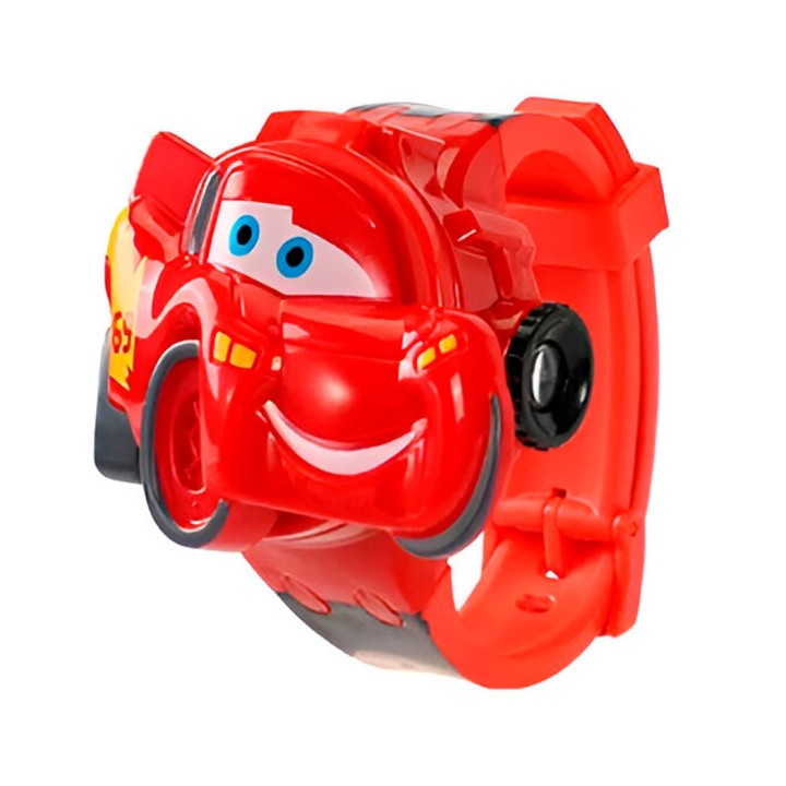 Reloj Niño Digital Proyector Figura Infantil Rayo Mcqueen