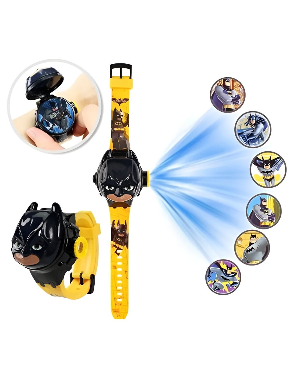 Reloj Niños Digital Proyector Figura Infantil Batman