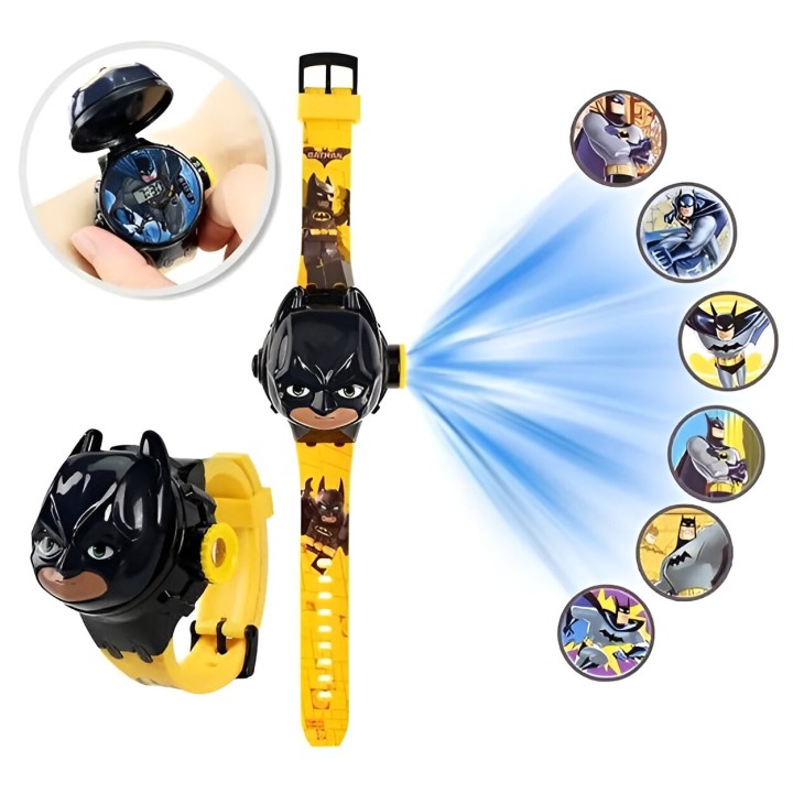 Reloj Niños Digital Proyector Figura Infantil Batman