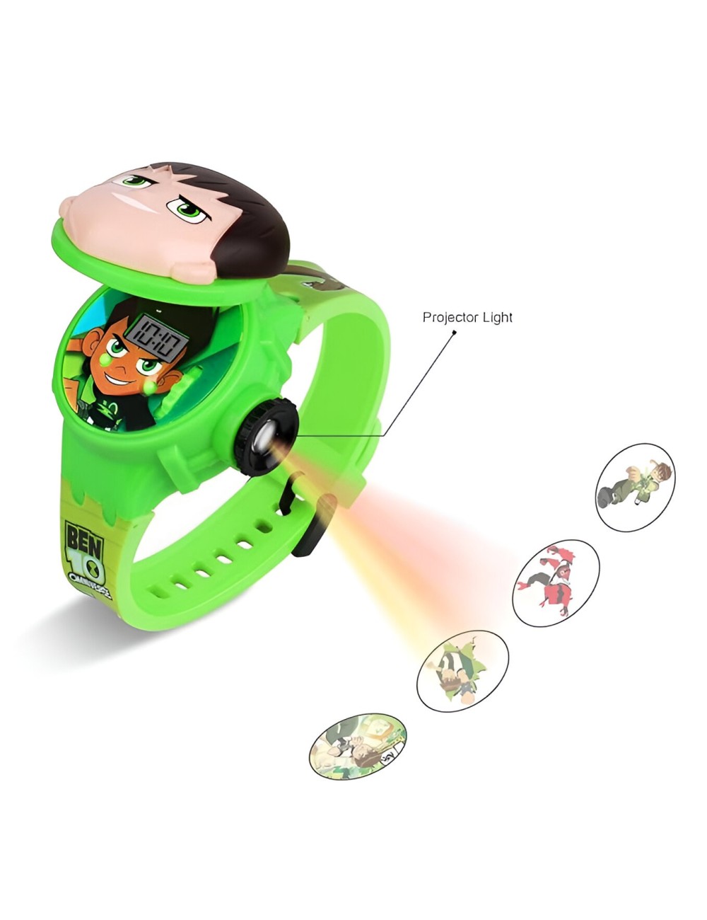 Reloj Niños Digital Proyector Figura Infantil Ben 10
