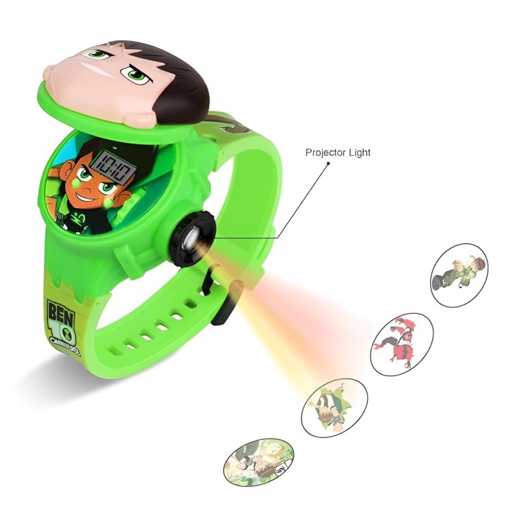 Reloj Niños Digital Proyector Figura Infantil Ben 10