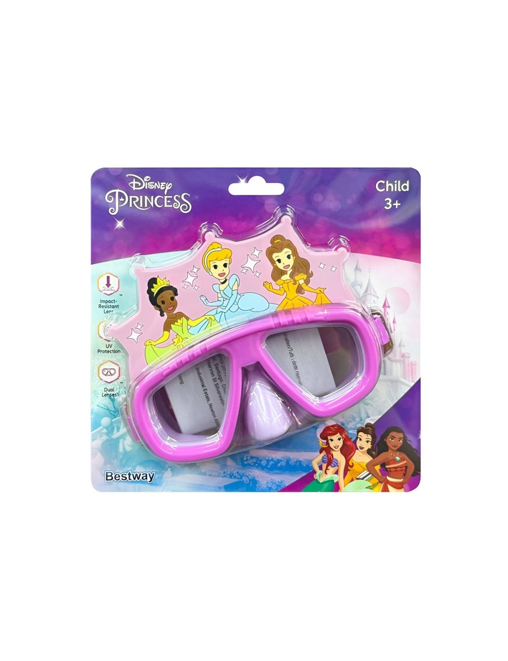 Gafa Careta Para Natacion 9102x 3 Años Princesas Cuentos