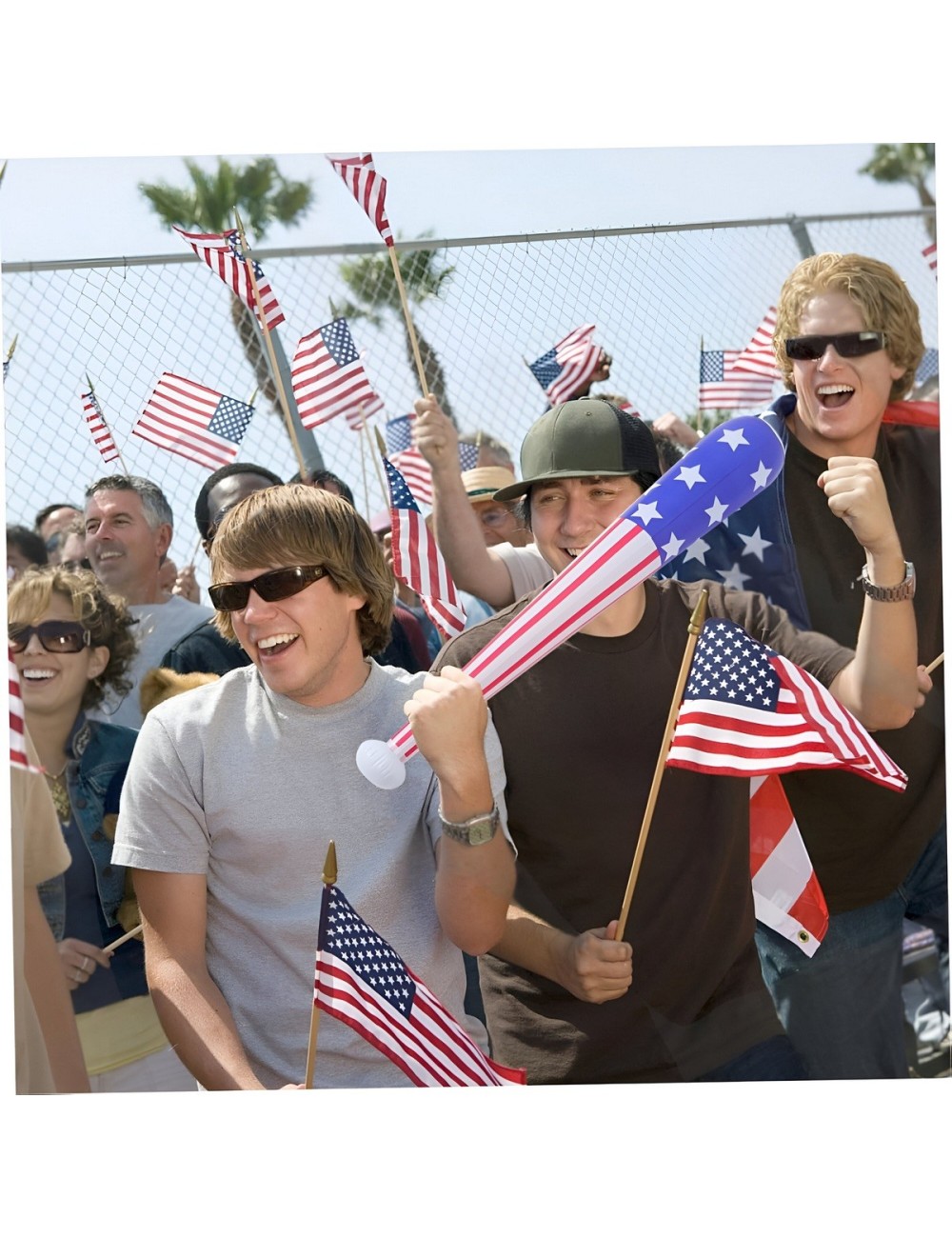 Baston Bate Inflable Bastones Palos Niños Juguete Adultos