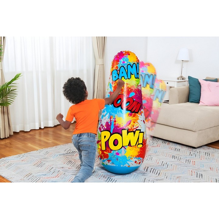 Puching Ball Inflable Niños Porfiado Multicolor Boom 52630