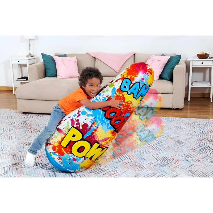 Puching Ball Inflable Niños Porfiado Multicolor Boom 52630