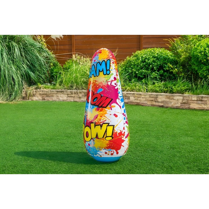 Puching Ball Inflable Niños Porfiado Multicolor Boom 52630