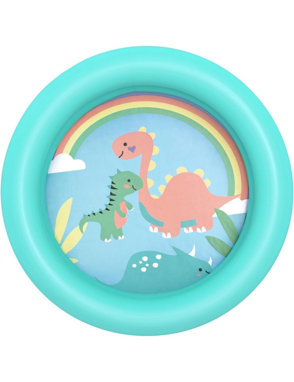 Alberca Inflable Circular Para Bebé Bestway Color 51061 Color Menta
