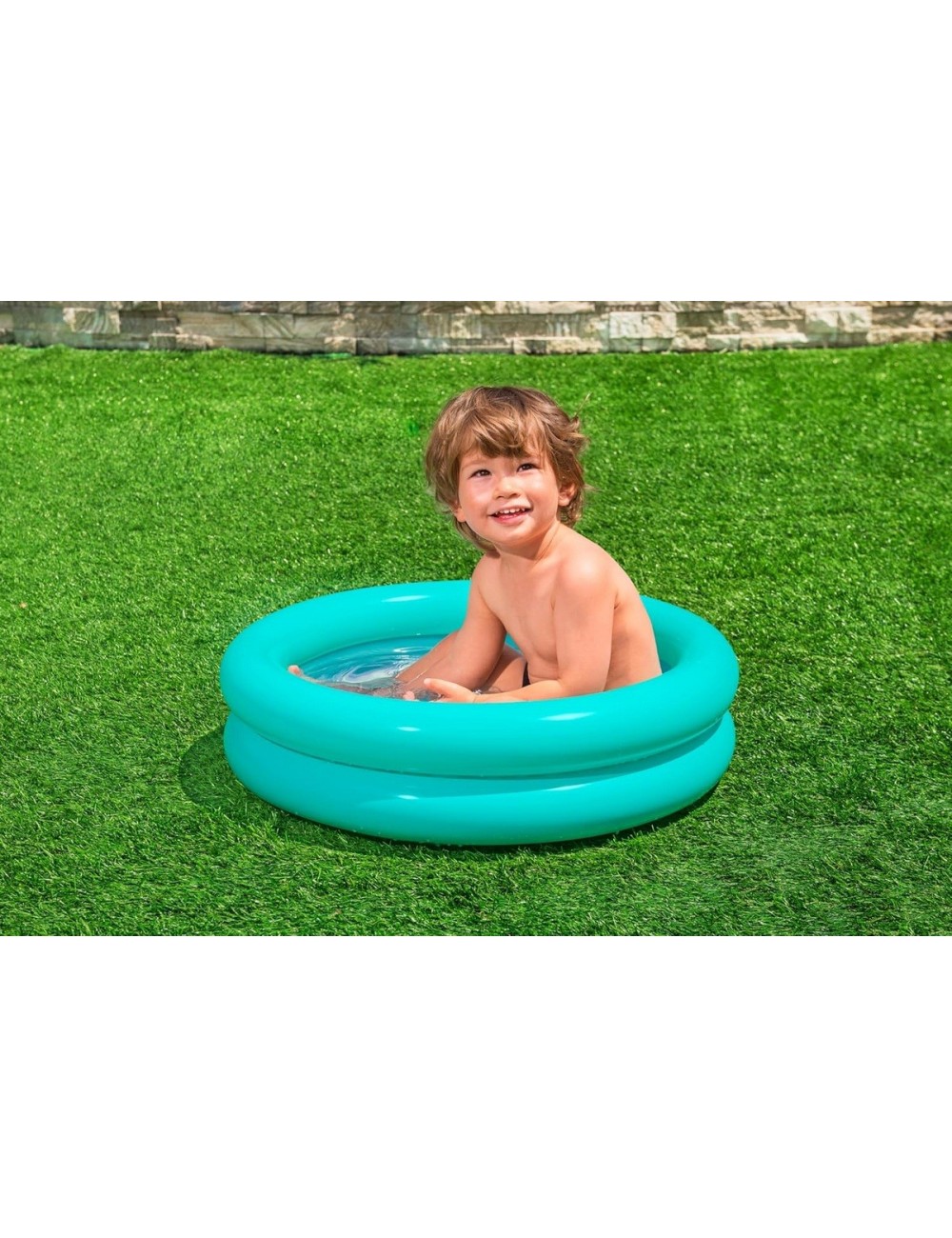 Alberca Inflable Circular Para Bebé Bestway Color 51061 Color Menta
