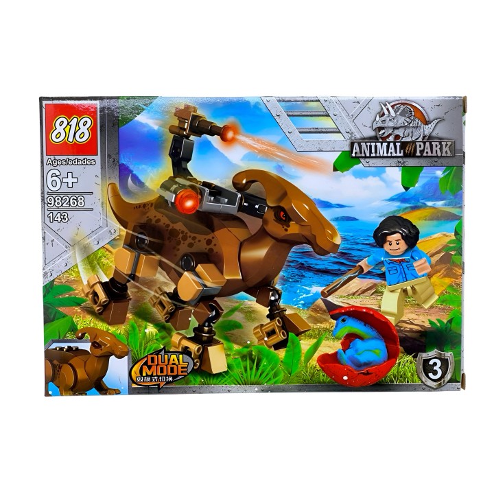 Dinosaurio Park X 4 Pcs Armables Armatodo Construcción