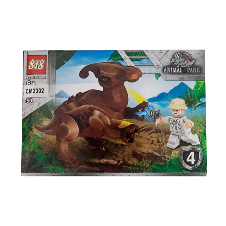 Dinosaurio Personaje X 8 Pcs Armables Armatodo Construcción