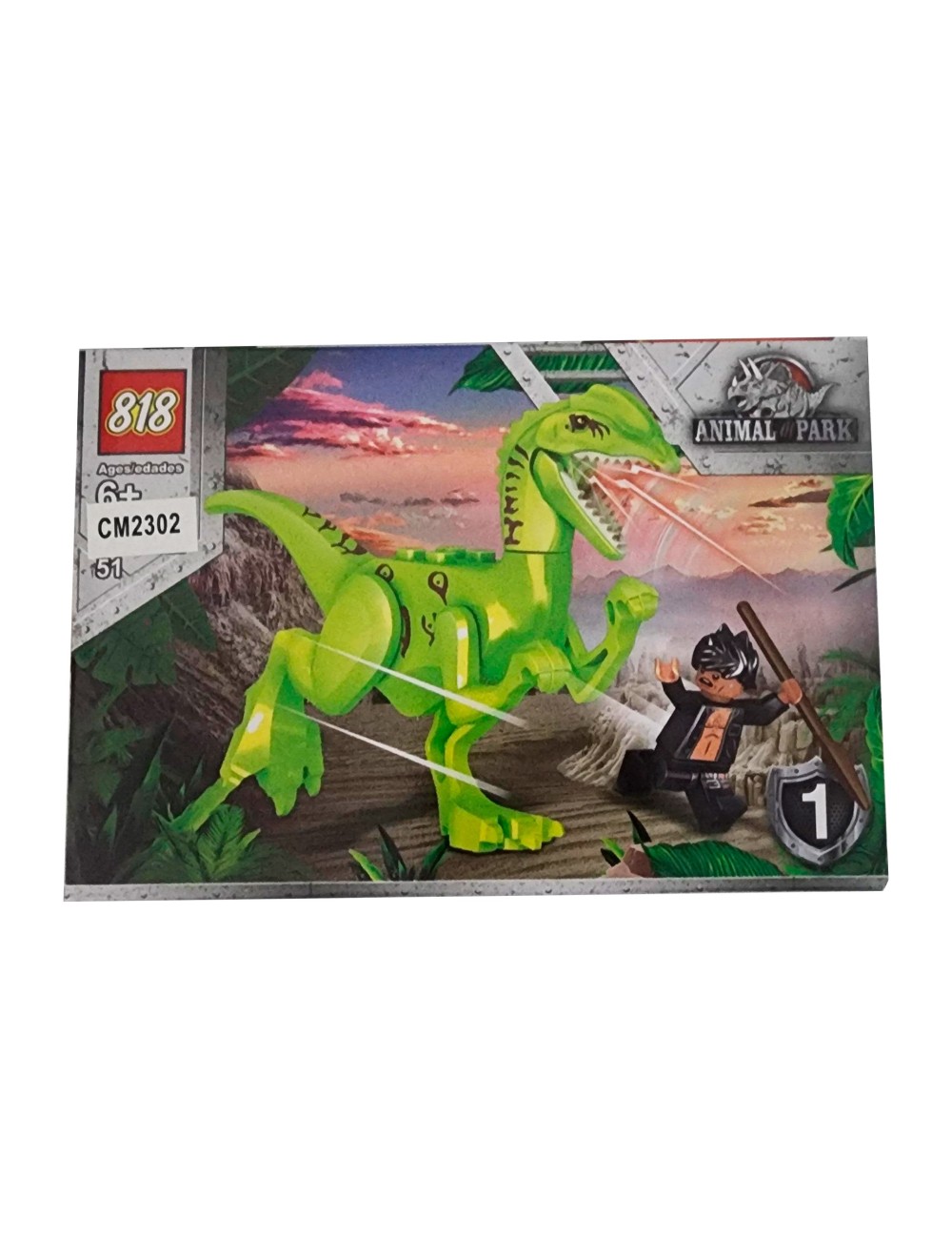 Dinosaurio Personaje X 8 Pcs Armables Armatodo Construcción