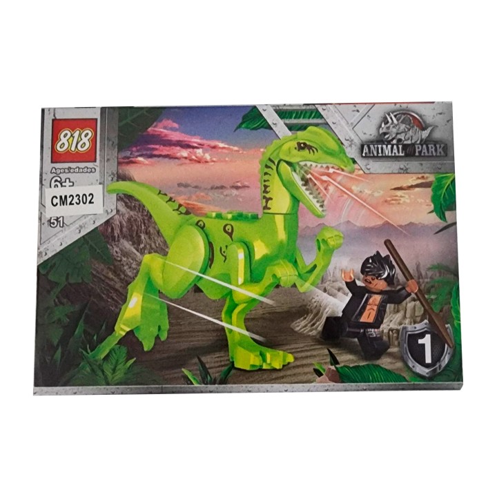 Dinosaurio Personaje X 8 Pcs Armables Armatodo Construcción