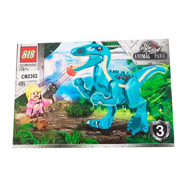 Dinosaurio Personaje X 8 Pcs Armables Armatodo Construcción