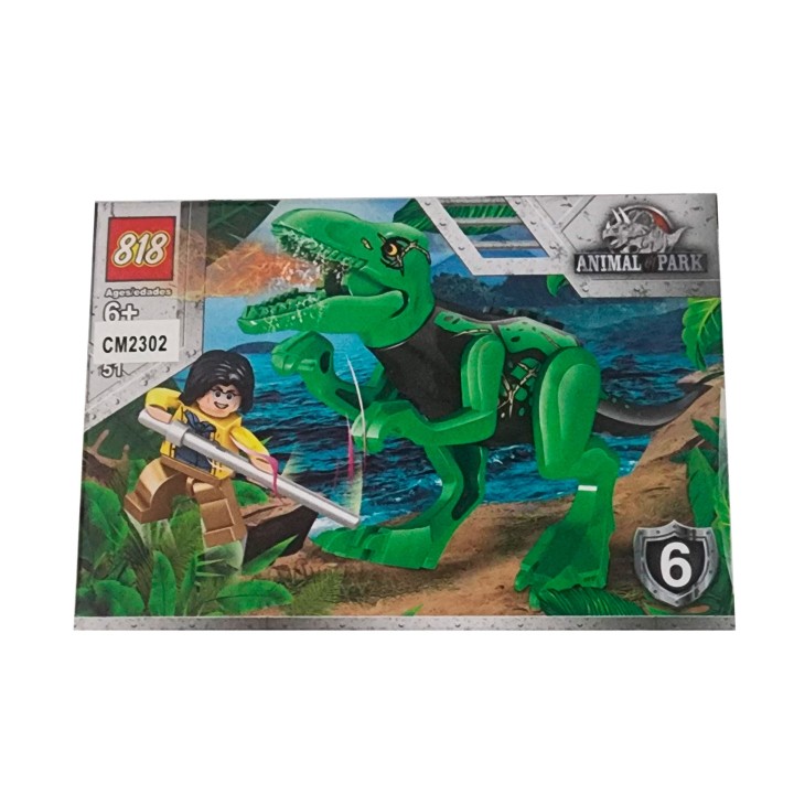 Dinosaurio Personaje X 8 Pcs Armables Armatodo Construcción