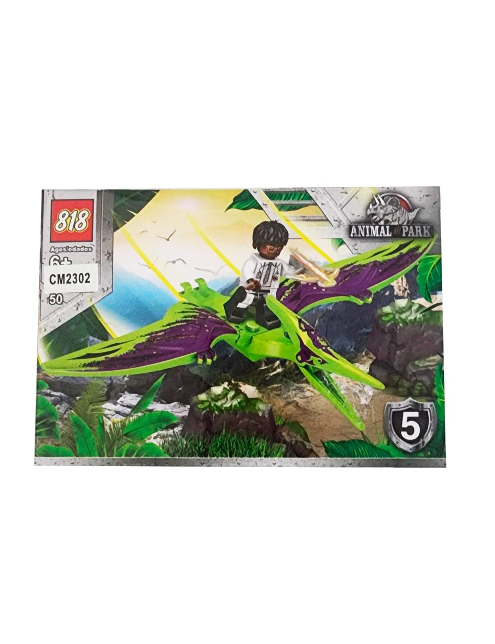 Dinosaurio Personaje X 8 Pcs Armables Armatodo Construcción