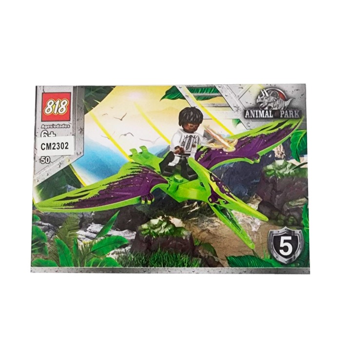 Dinosaurio Personaje X 8 Pcs Armables Armatodo Construcción