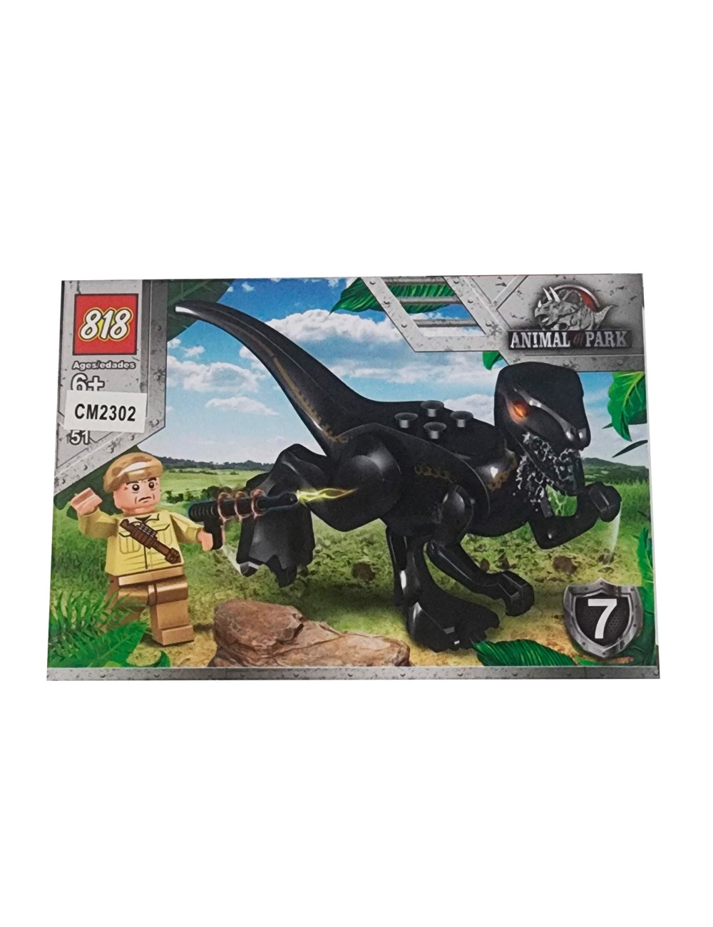 Dinosaurio Personaje X 8 Pcs Armables Armatodo Construcción