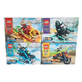 Ninja Vehiculo X 8 Pcs Armables Armatodo Construcción