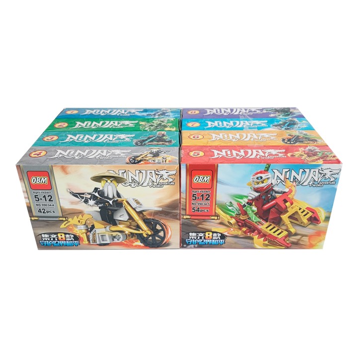 Ninja Vehiculo X 8 Pcs Armables Armatodo Construcción