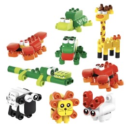Animales Jirafa Cocodrillo Armables Armatodo Construcción