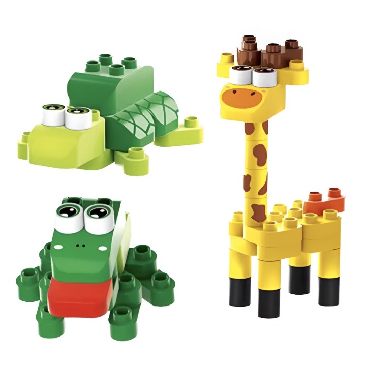 Animales Jirafa Cocodrillo Armables Armatodo Construcción