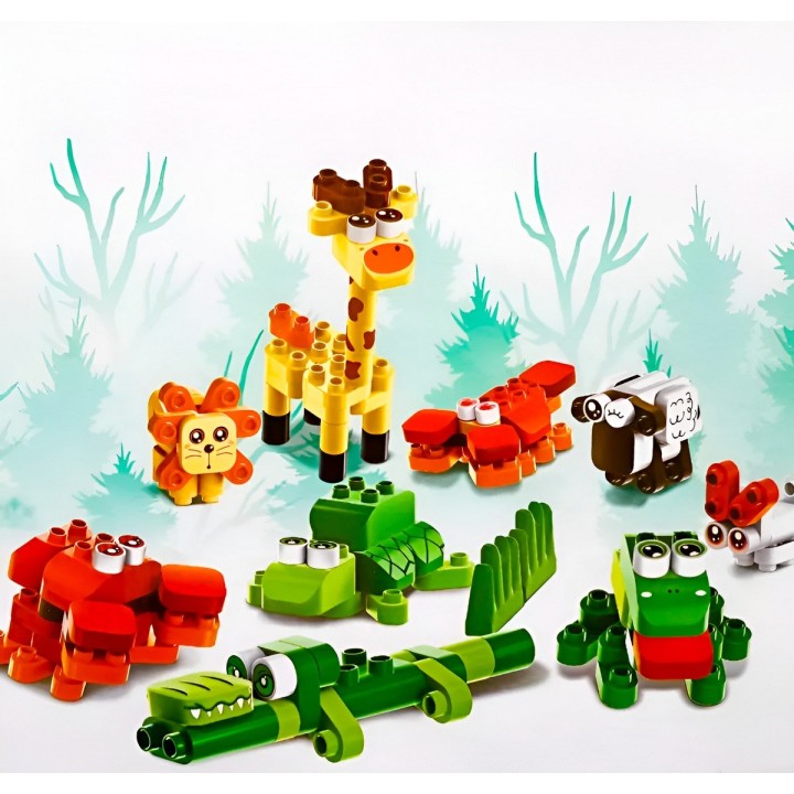 Animales Jirafa Cocodrillo Armables Armatodo Construcción