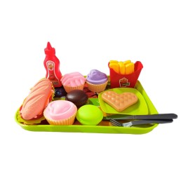 Comida Juguete Utencilios Tabla Niños Interactivo