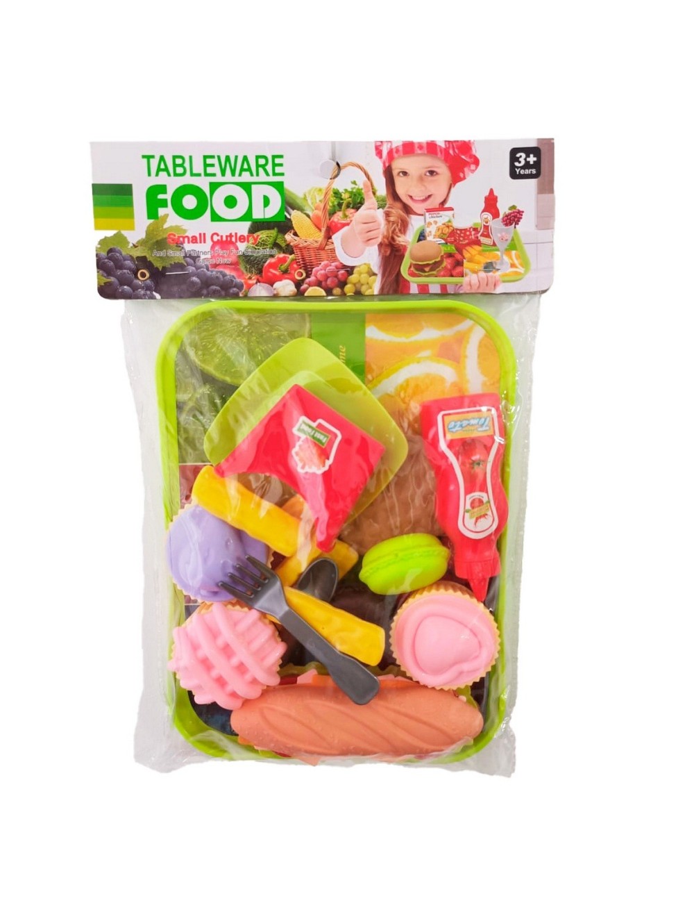 Comida Juguete Utencilios Tabla Niños Interactivo