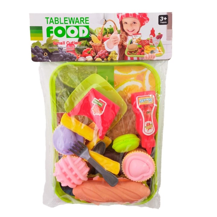Comida Juguete Utencilios Tabla Niños Interactivo