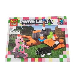 Minecraft Heroes X 4 Pcs Armables Armatodo Construcción