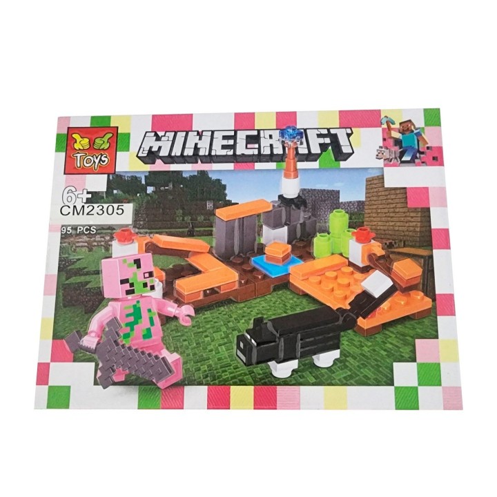 Minecraft Heroes X 4 Pcs Armables Armatodo Construcción