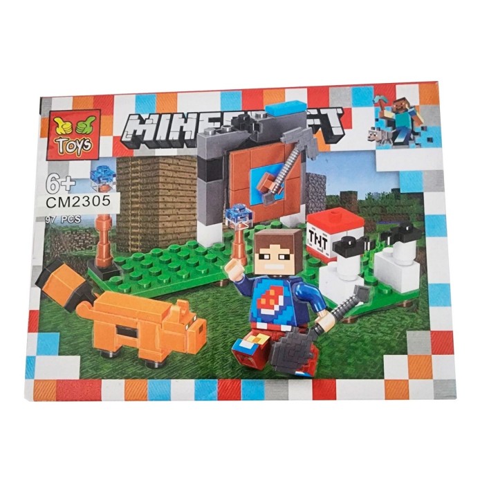 Minecraft Heroes X 4 Pcs Armables Armatodo Construcción