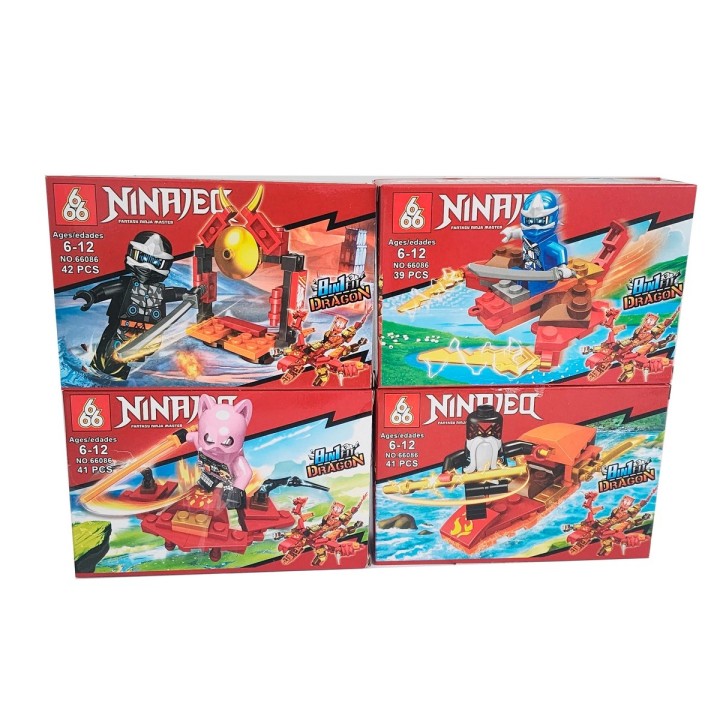 Superhéroes Ninja X 8 Pcs Armables Armatodo Construcción
