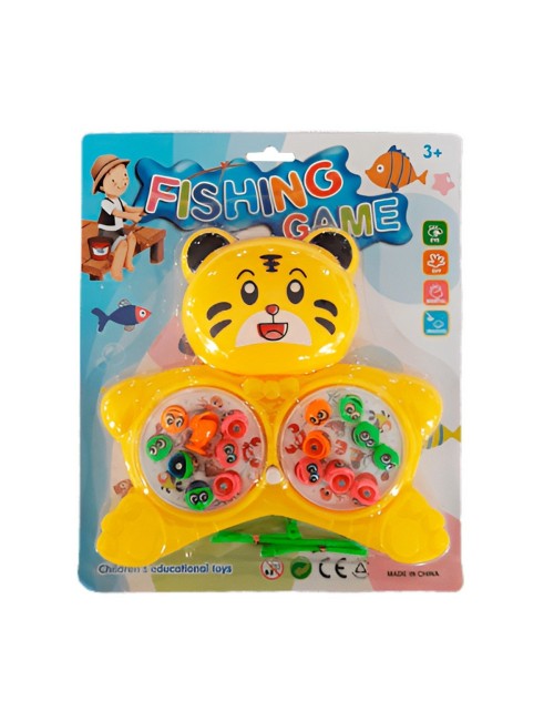 Juego De Pesca Iman Juguete Giratorio Infantil Tigre Niños