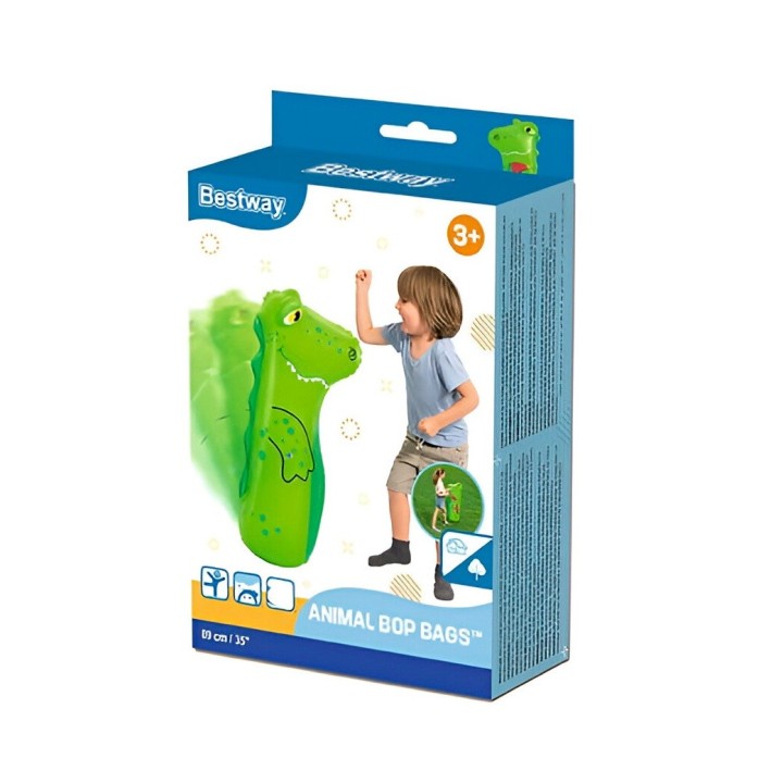 Puching Ball Inflable Infantil Bestway Porfiado Cocodrilo