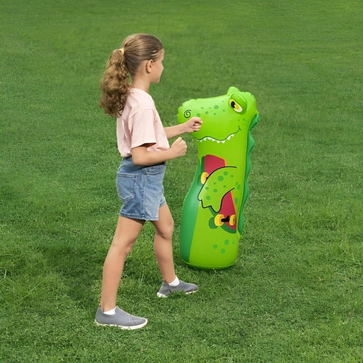 Puching Ball Inflable Infantil Bestway Porfiado Cocodrilo
