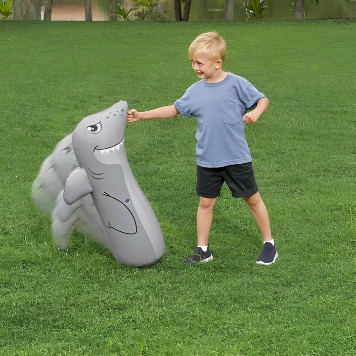 Puching Ball Inflable Infantil Bestway Porfiado Tiburon