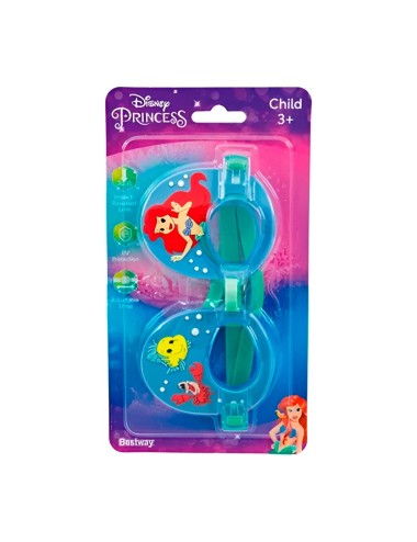 Gafas Infantiles Niña Para Natacion 3 Años Diseño Sirena Mar
