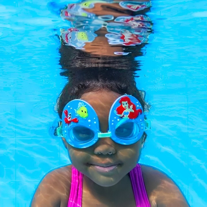 Gafas Infantiles Niña Para Natacion 3 Años Diseño Sirena Mar