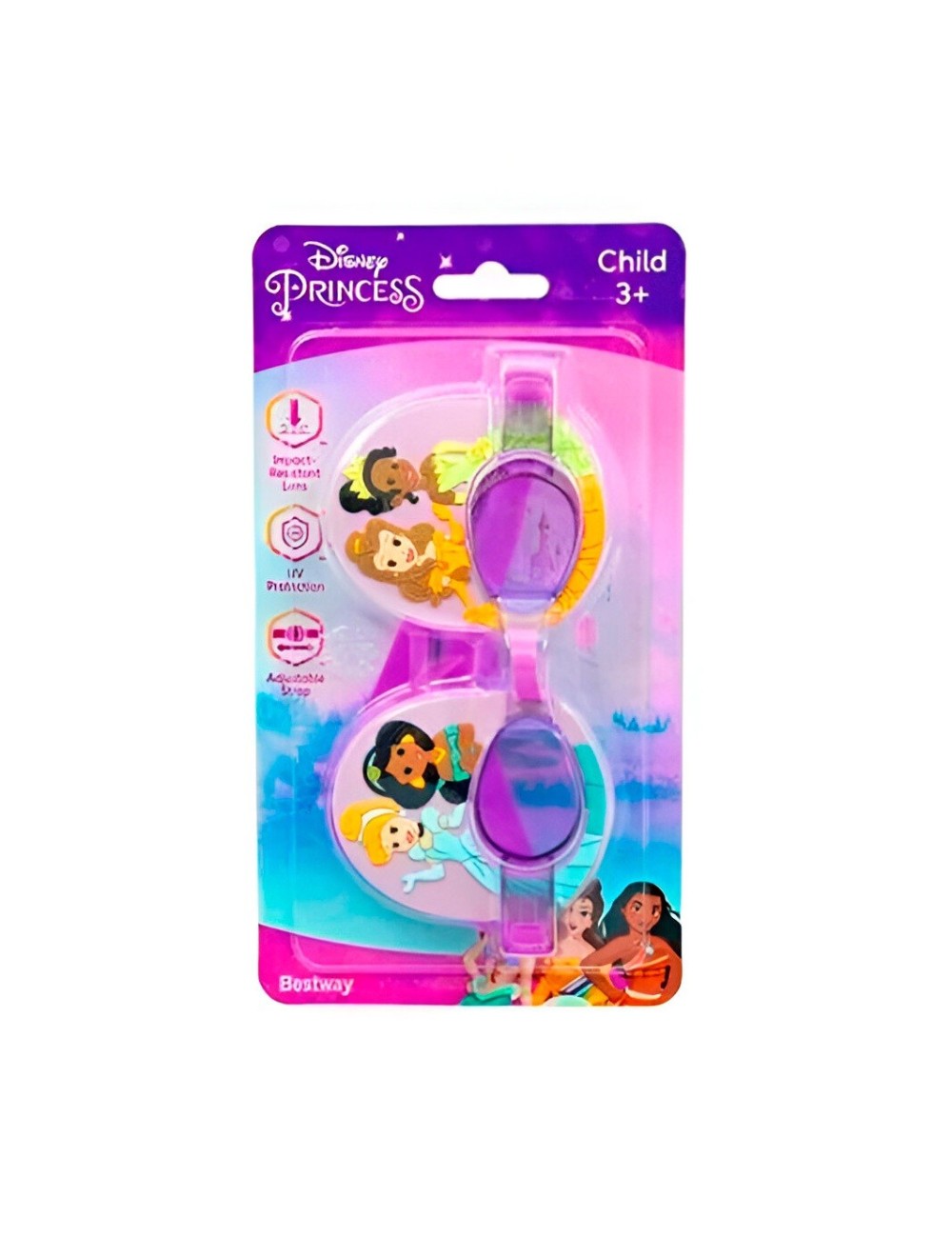 Gafas Infantiles Para Natacion 3 Años Diseño Princesa Niñas