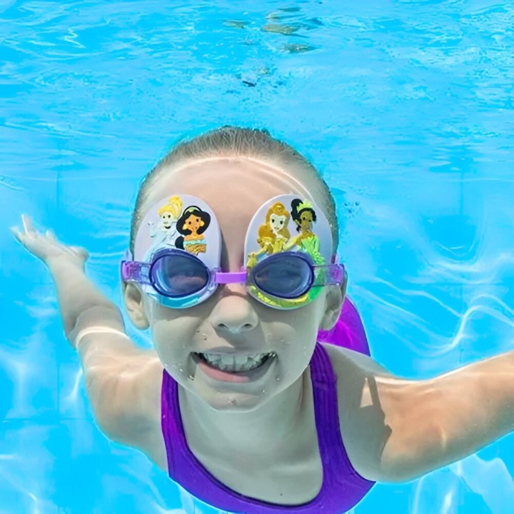 Gafas Infantiles Para Natacion 3 Años Diseño Princesa Niñas