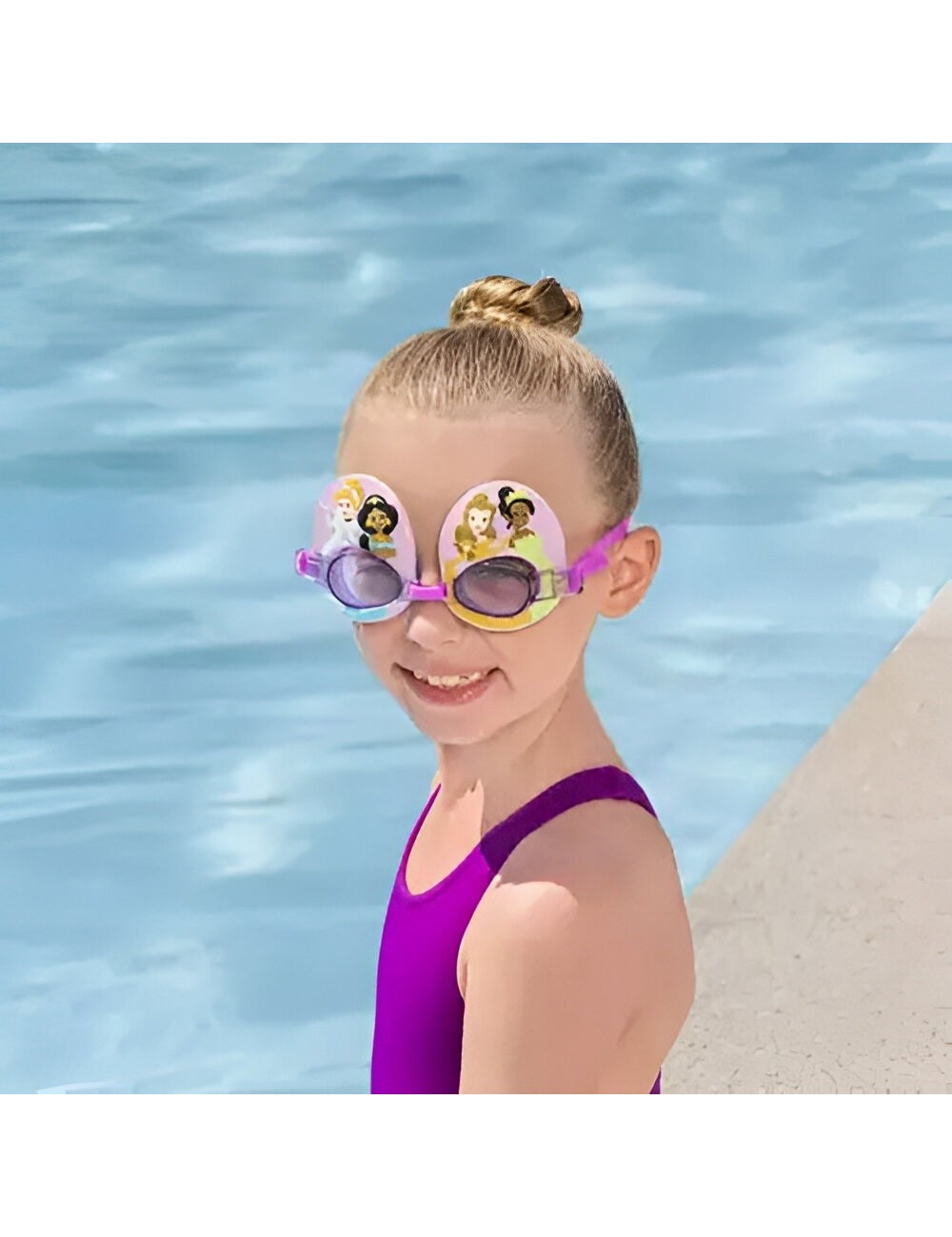 Gafas Infantiles Para Natacion 3 Años Diseño Princesa Niñas