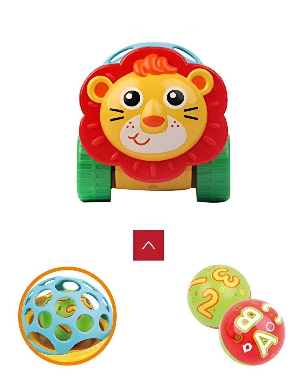 Sonajero Carro Leon Juguete Interactivo Aprendizaje Bebes