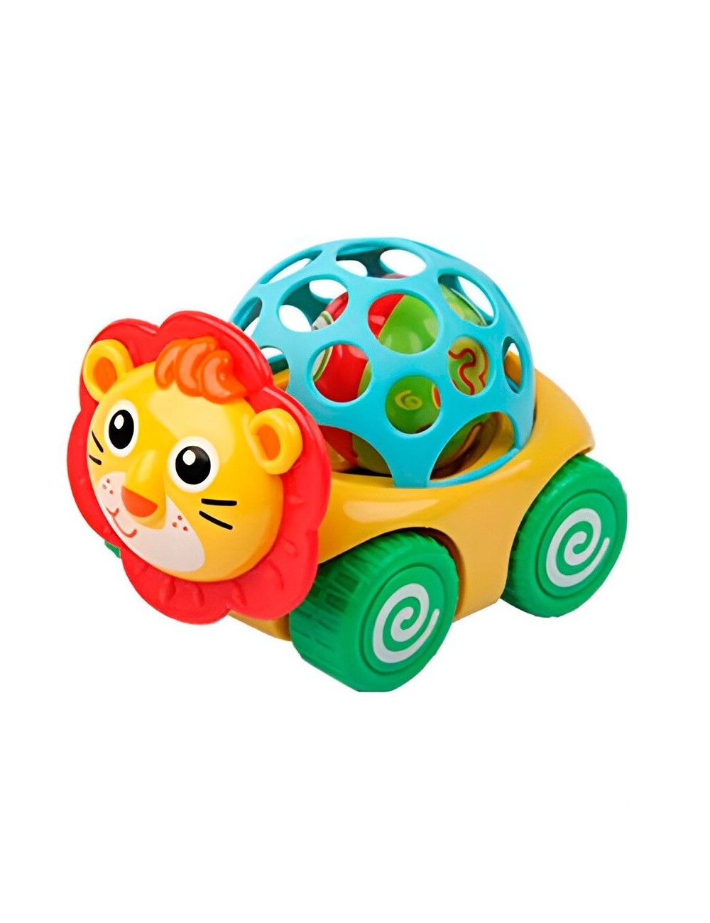 Sonajero Carro Leon Juguete Interactivo Aprendizaje Bebes