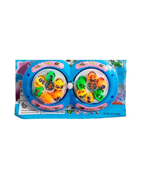 Juego De Pesca Iman Juguete Giratorio Infantil Ovalado